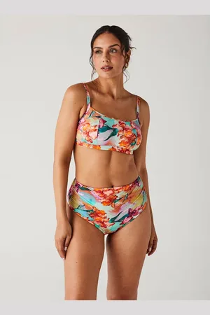 Liz Biquíni Calcinha Hot Panty Modeladora Canelada 15711 Flower Art P