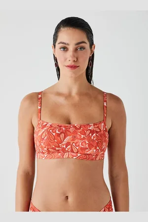 Liz Biquíni Sutop® Estampado Canelado Decote Quadrado Beach 15703 Paisley 40DDD