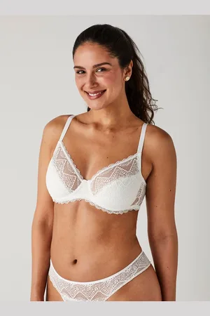 Liz Sutiã de Renda Sem Bojo Com Aro Reducer Lovely 51554 Lótus 40DD