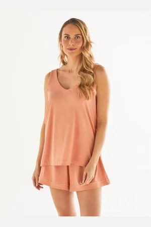 Liz Shorts de Pijama de Algodão 20506 Peach Fuzz GG