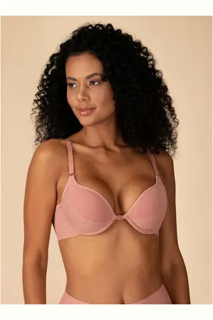 Liz Sutiã Push-Up Costas 3S Zero Marcas 51765 Rosa Mônaco 42D
