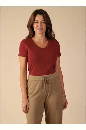 Liz Camiseta Manga Curta 21630 Burgandy P