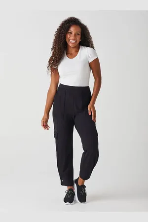 Liz Calça Cargo French Terry 20358 Super Black P
