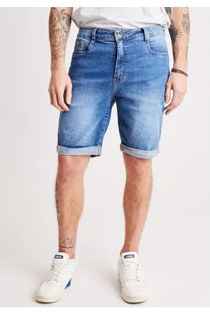 Short de homem sales jeans