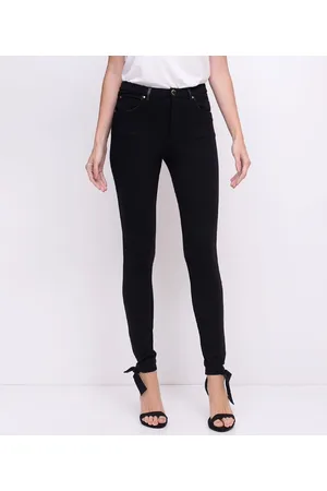 A-Collection Calça Legging com Detalhes em PU