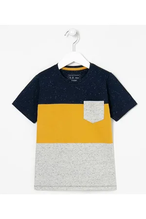 Fuzarka Camiseta Infantil com Bolso - Tam 5 a 14 anos
