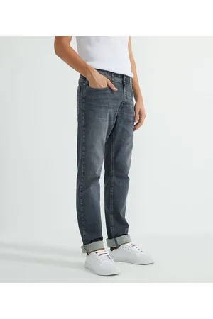Marfinno Calça Reta em Jeans