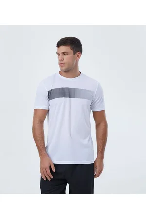 Get Over Camiseta Esportiva Manga Curta com Bloco de Cor