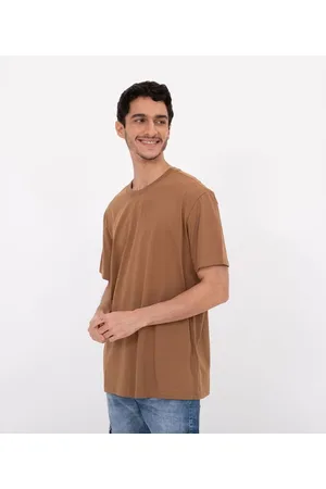 Blue Steel Camiseta Easy Fit em Algodão Manga Curta