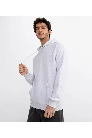 Blue Steel Blusão em Moletom com Capuz e Bolso Canguru