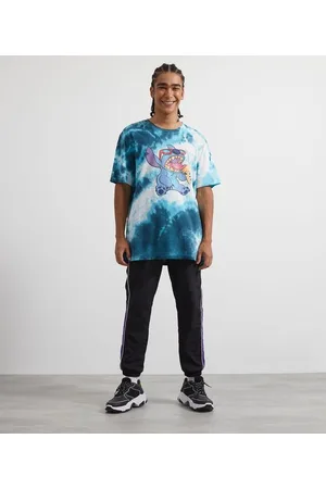 Disney Camiseta Manga Curta Estampa Stitch Tie Dye