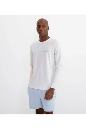 Blue Steel Camiseta Manga Longa Tie Dye