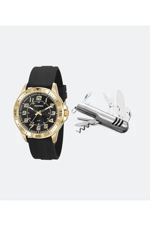 Mondaine Kit Relógio com Pulseira em SIlicone e Caixa em Metal 99431GPMVDI1K