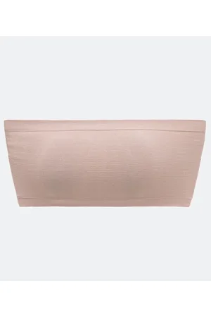 TRIFIL Sutiã Top Faixa Básico Sem Bojo em Microfibra Sem Costura Liso