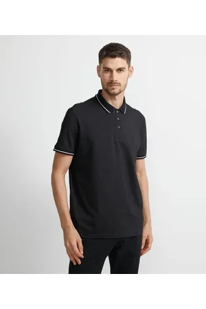 Marfinno Polo Regular Maquinetada com Pontilhados