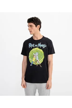 Rick and Morty Camiseta com Estampa Rick e Morty