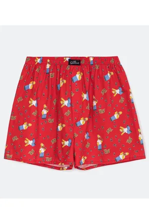 The Simpsons Cueca Samba Canção Tricoline Homer e Duff