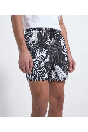 Blue Steel Bermuda Estampada com Amarração