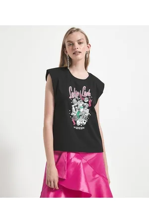 LOONEY TUNES Blusa Regata Muscle Tee em Algodão com Estampa do Pernalonga