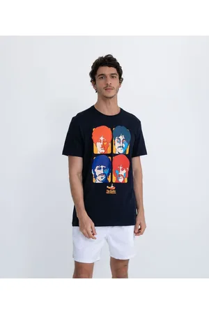 The Beatles Camiseta com Estampa Faces