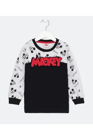 Mickey Mouse Blusão Infantil Fleece Mickey - Tam 1 a 4 anos