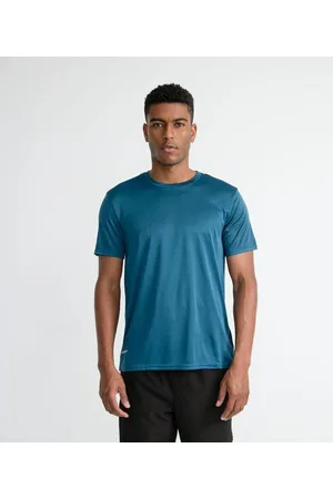 Get Over Camiseta Esportiva em Malha Mescla