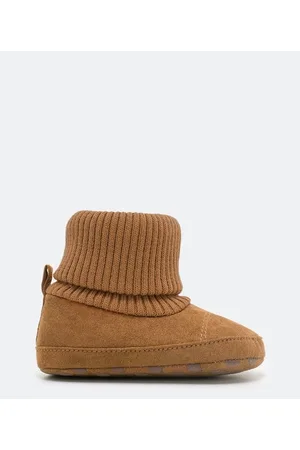 Teddy Boom Bota Infantil Lisa com Dobra Teddy Boom - Tam 0 a 12 meses