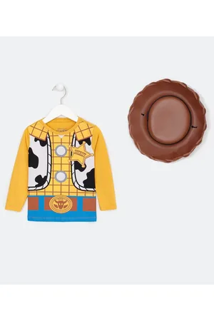 Toy Story Camiseta Infantil Estampa Woody com Chapéu - TAM 2 a 5 anos