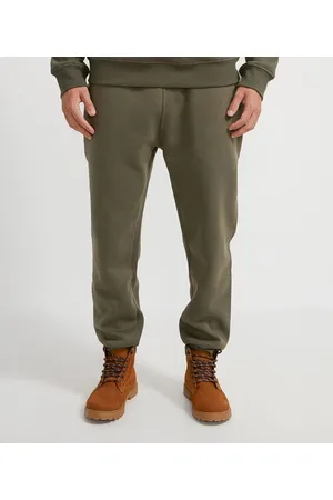 Ripping Calça em Moletom com Bolsos