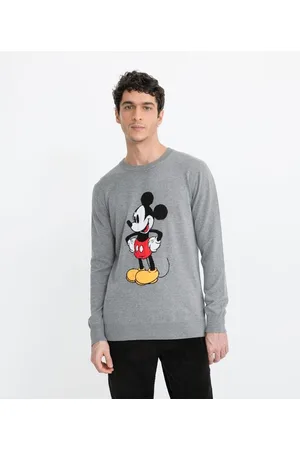 Mickey Mouse Suéter em Tricô Mickey Vintage