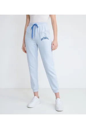 Blue Steel Calça de Moletom com Estampa Escrito Always Together and Forever Sisterhood