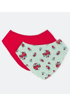 Teddy Boom Kit 02 Babadores Infantil com Estampa Floral