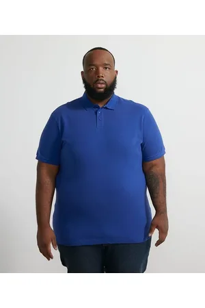 Marfinno Polo Manga Curta Básica - Plus Size