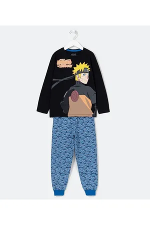 Naruto Pijama Infantil Longo Estampa do - Tam 5 a 14 anos