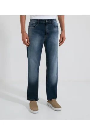 Marfinno Calca Jeans Reta com Puídos