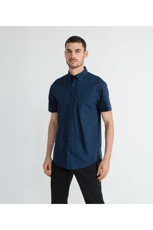 Marfinno Camisa em Algodão Manga Curta com Bolso