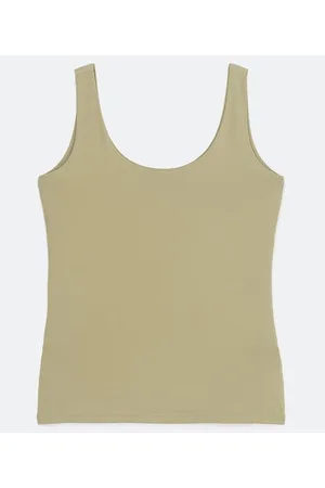 Cortelle Blusa Regata em Poliamida com Decote em U