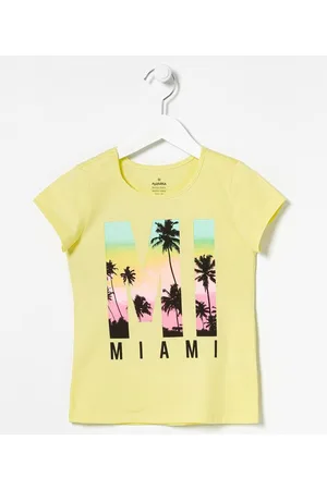 Fuzarka Blusa Infantil Estampa Miami - Tam 5 a 14 anos