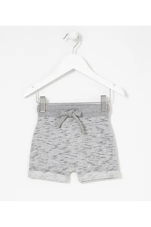 Teddy Boom Bermuda Infantil em Moletom - Tam 0 a 18 Meses