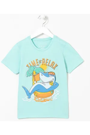 Fuzarka Camiseta Infantil Estampa de Tuba Relax - Tam 5 a 14 anos