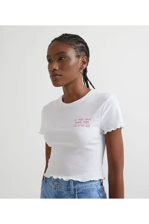 Blue Steel Blusa em Ribana com Fru Fru na Barra e Mangas