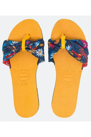 Havaianas Sandália Slider com Laço Estampado You St Tropez