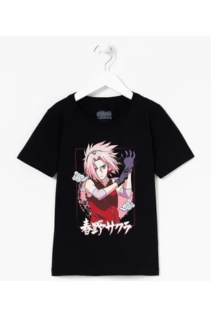 Camiseta Camisa Estampada Full Anime Naruto Aldeia da Folha