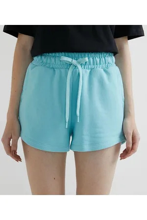Blue Steel Short Runner em Moletom com Cós Elástico e Amarração