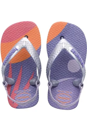 Havaianas Chinelo Infantil com Estampa e Glitter - Tam 17/18 ao 25/26