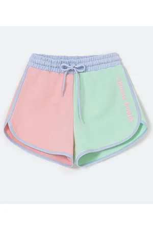 Blue Steel Short Runner em Moletom com Estampa Bloco De Cor