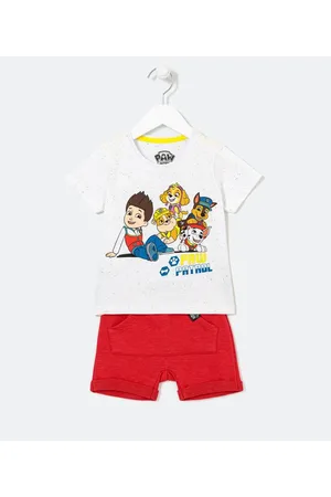 Paw Patrol Conjunto Infantil Estampa Patrulha Canina - Tam 2 a 5 anos