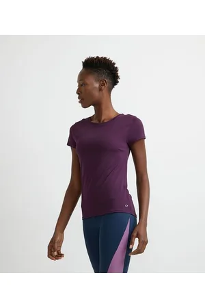 Get Over Camiseta Esportiva Básica em Poliamida com Manga Curta