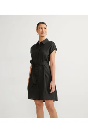 Vestido Midi Fenda Xadrez Preto e Branco - Hora de Diva