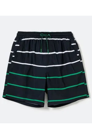 Marfinno Bermuda Boardshort em Microfibra com Listras